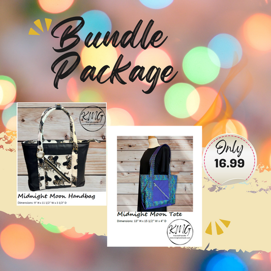 Are you ready for a two-fer? Introducing the Midnight Moon Tote & Handbag!