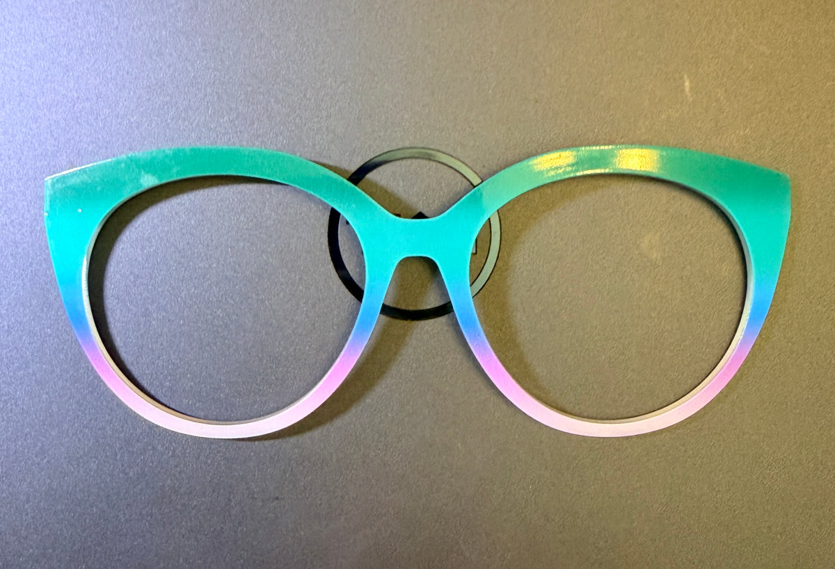 Zuri - Pair Eyewear - Emerald to Lilac Gradient