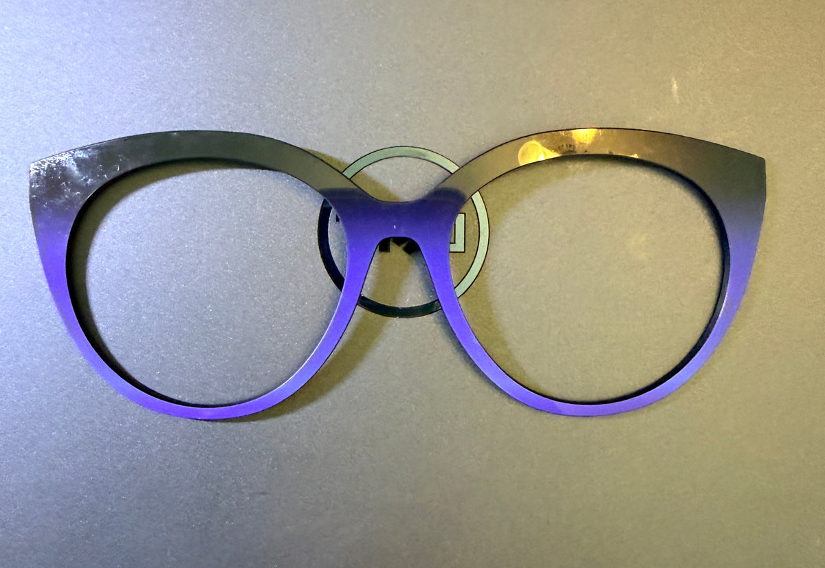 Zuri - Pair Eyewear - Black to Blueberry Gradient