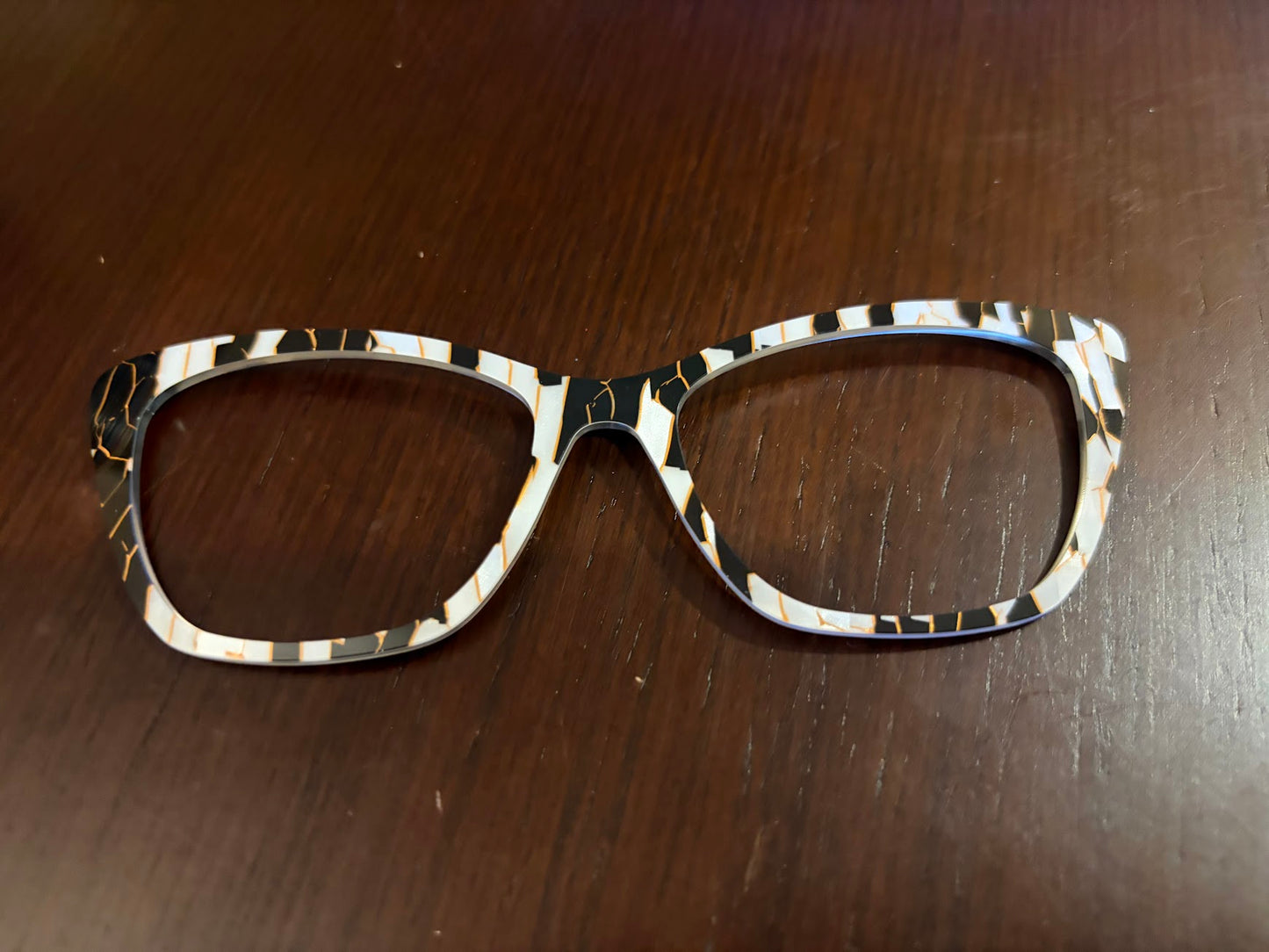 Wanda - Pair Eyewear - B&W Kintsugi - Lauren D. Consignment*