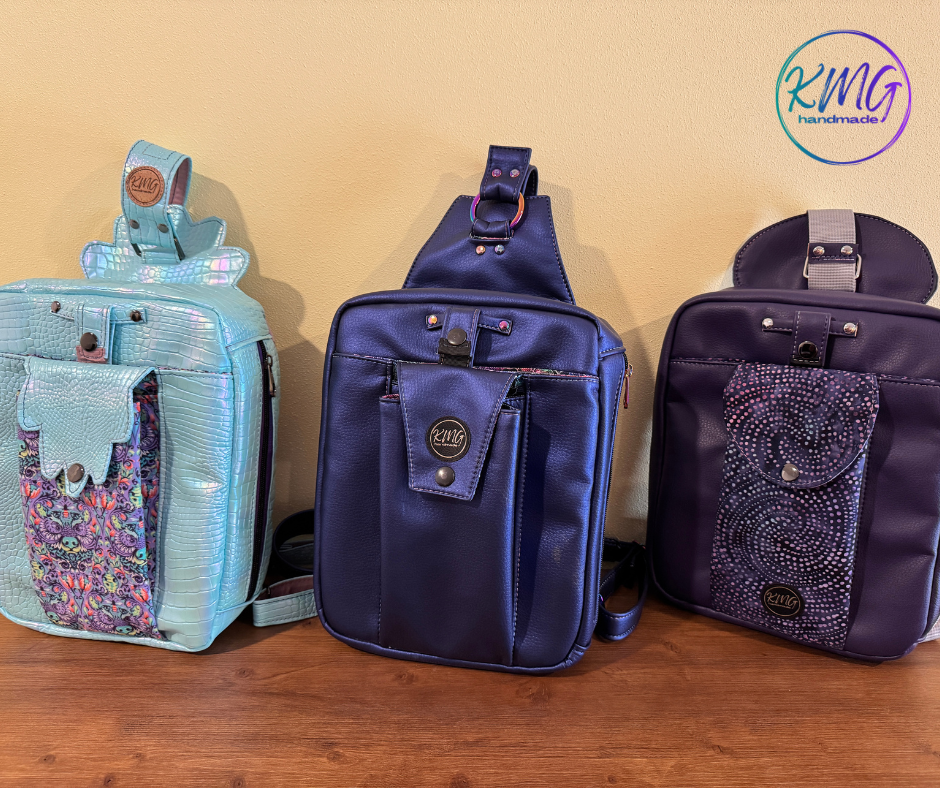 PDF Pattern and Video Tutorial - Travel Buddy Sling Bag by KMGhandmade