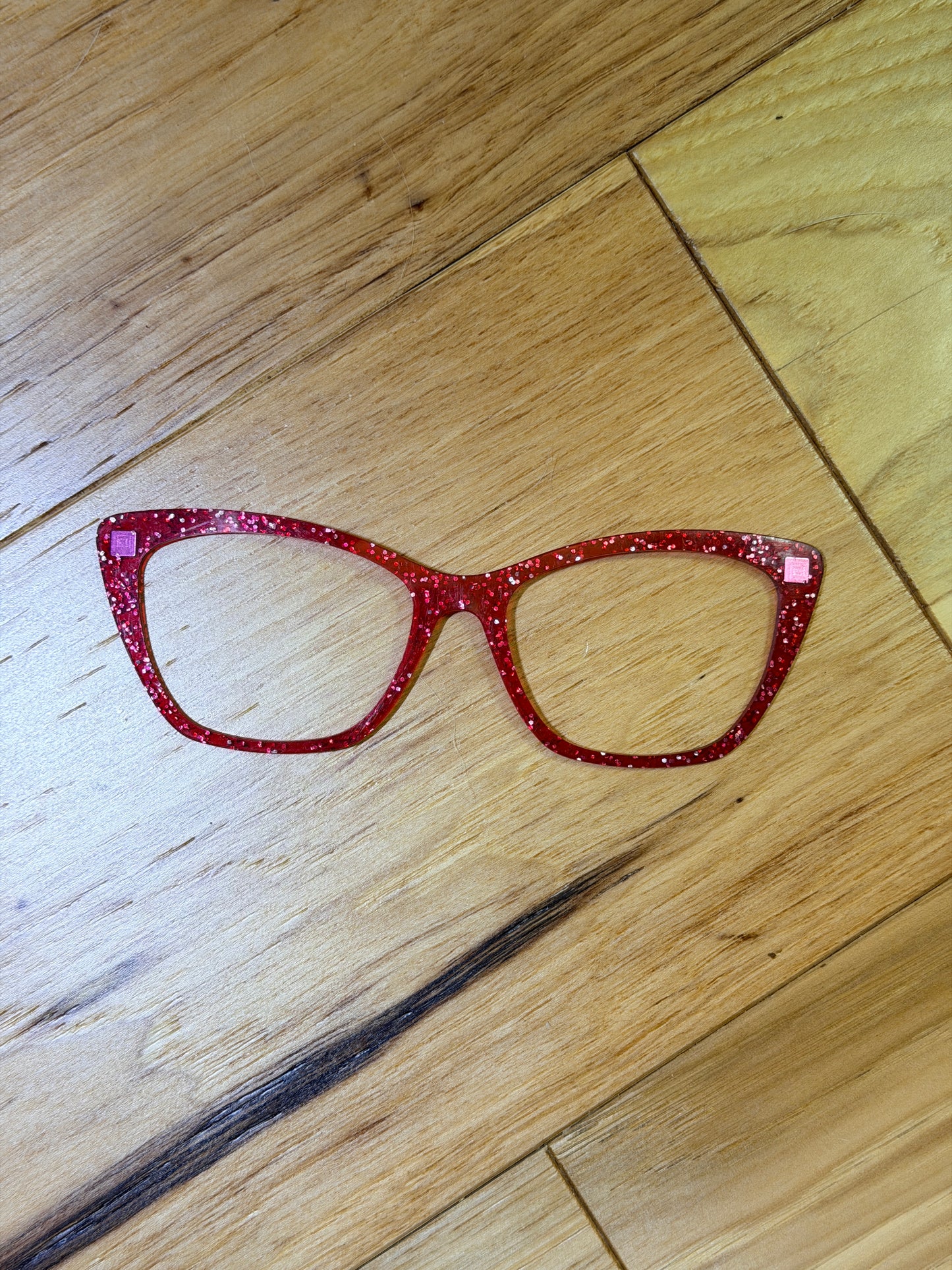 Wanda - Pair Eyewear - Red Glitter