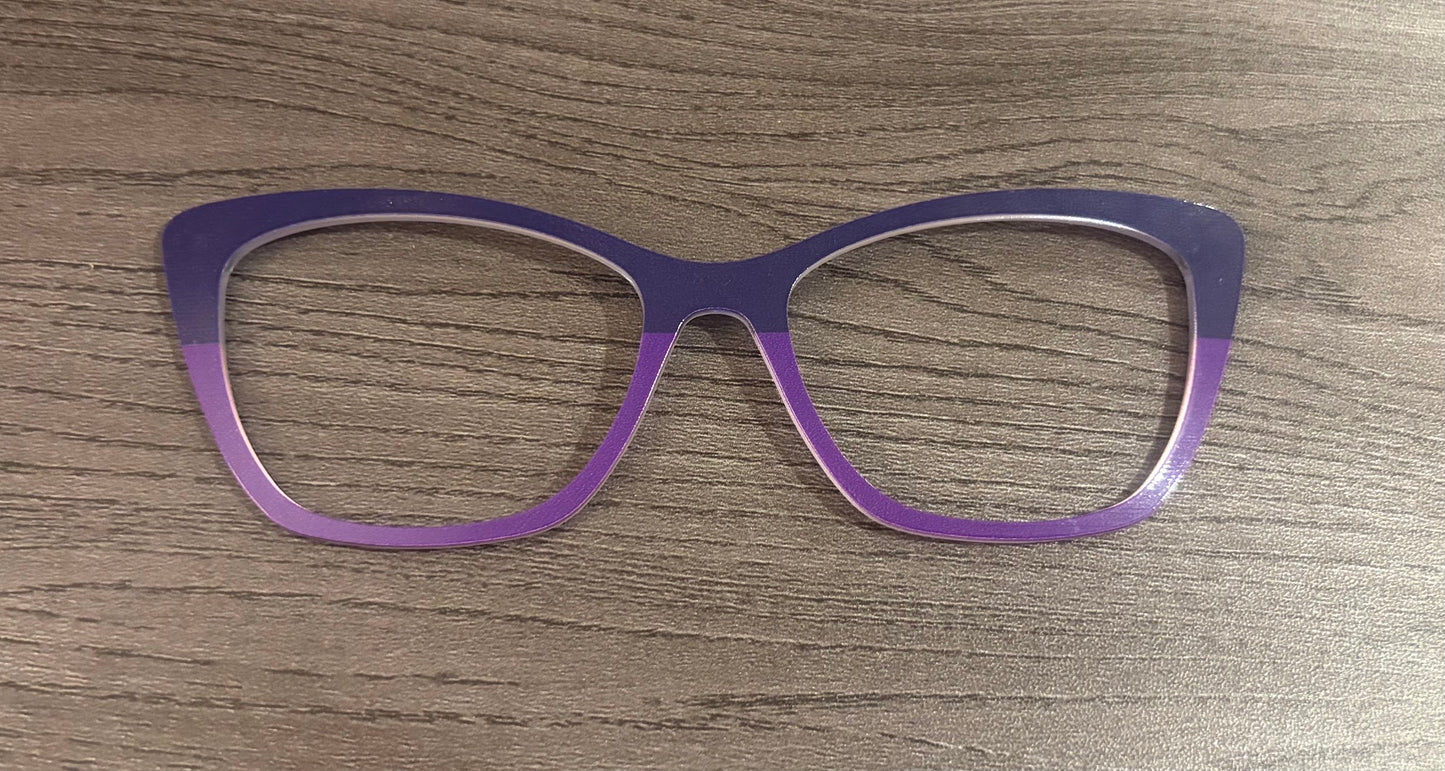 Wanda - Pair Eyewear - Eggplant & Grape Split - Lauren D. Consignment*