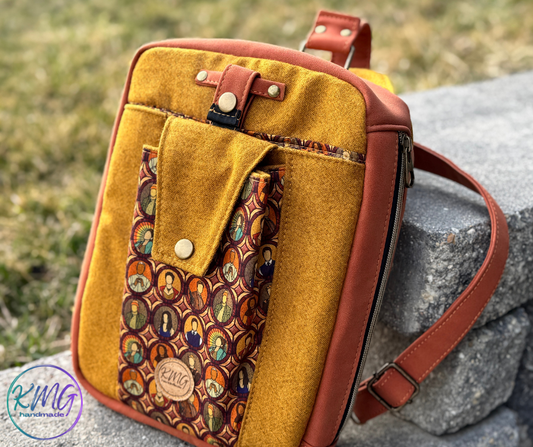PDF Pattern and Video Tutorial - Travel Buddy Sling Bag by KMGhandmade