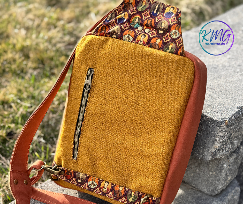 PDF Pattern and Video Tutorial - Travel Buddy Sling Bag by KMGhandmade