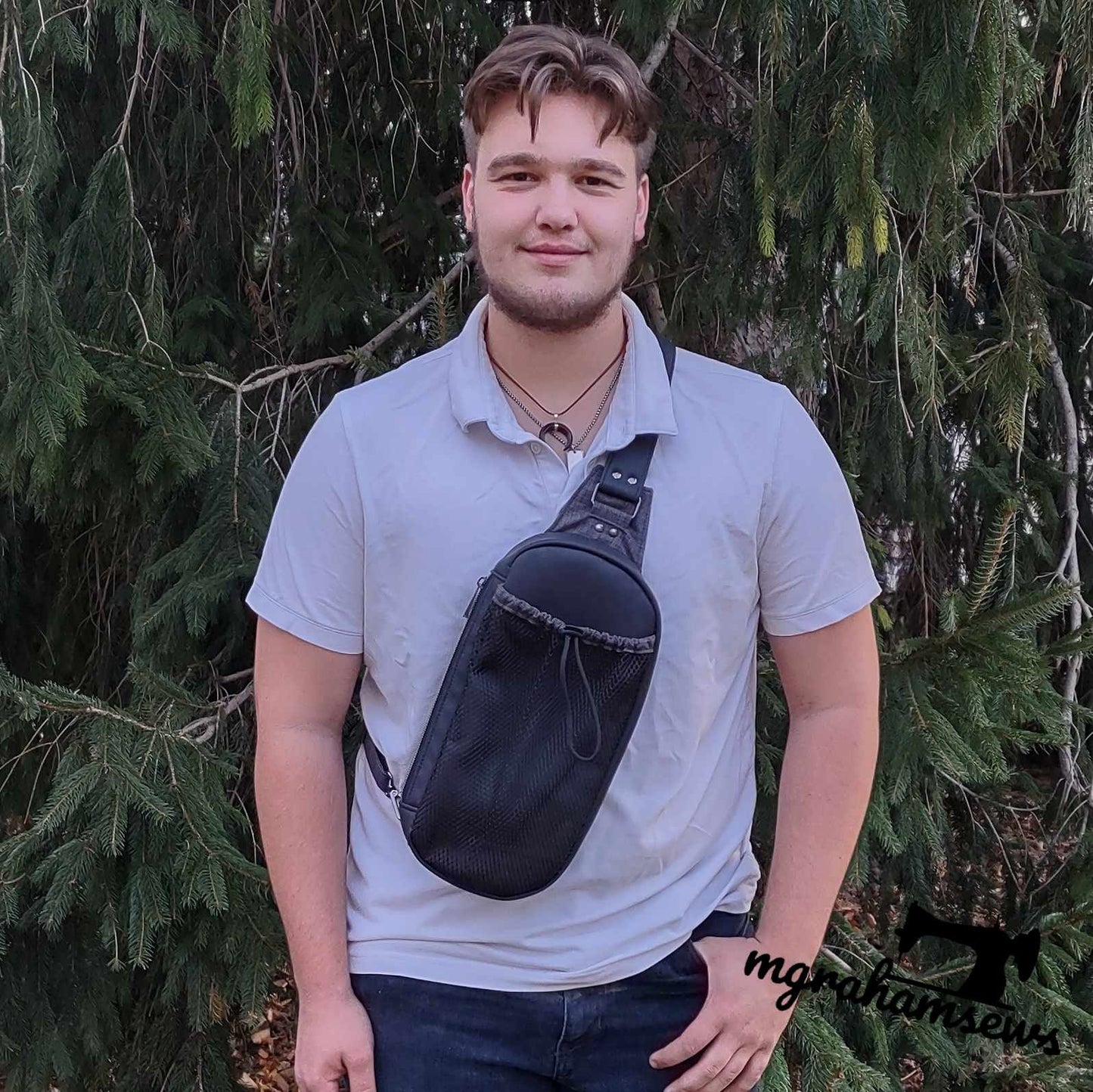 PDF Pattern and Video Tutorial - Buddy Sling Bag & Beverage Buddy Sling Bag by KMGhandmade