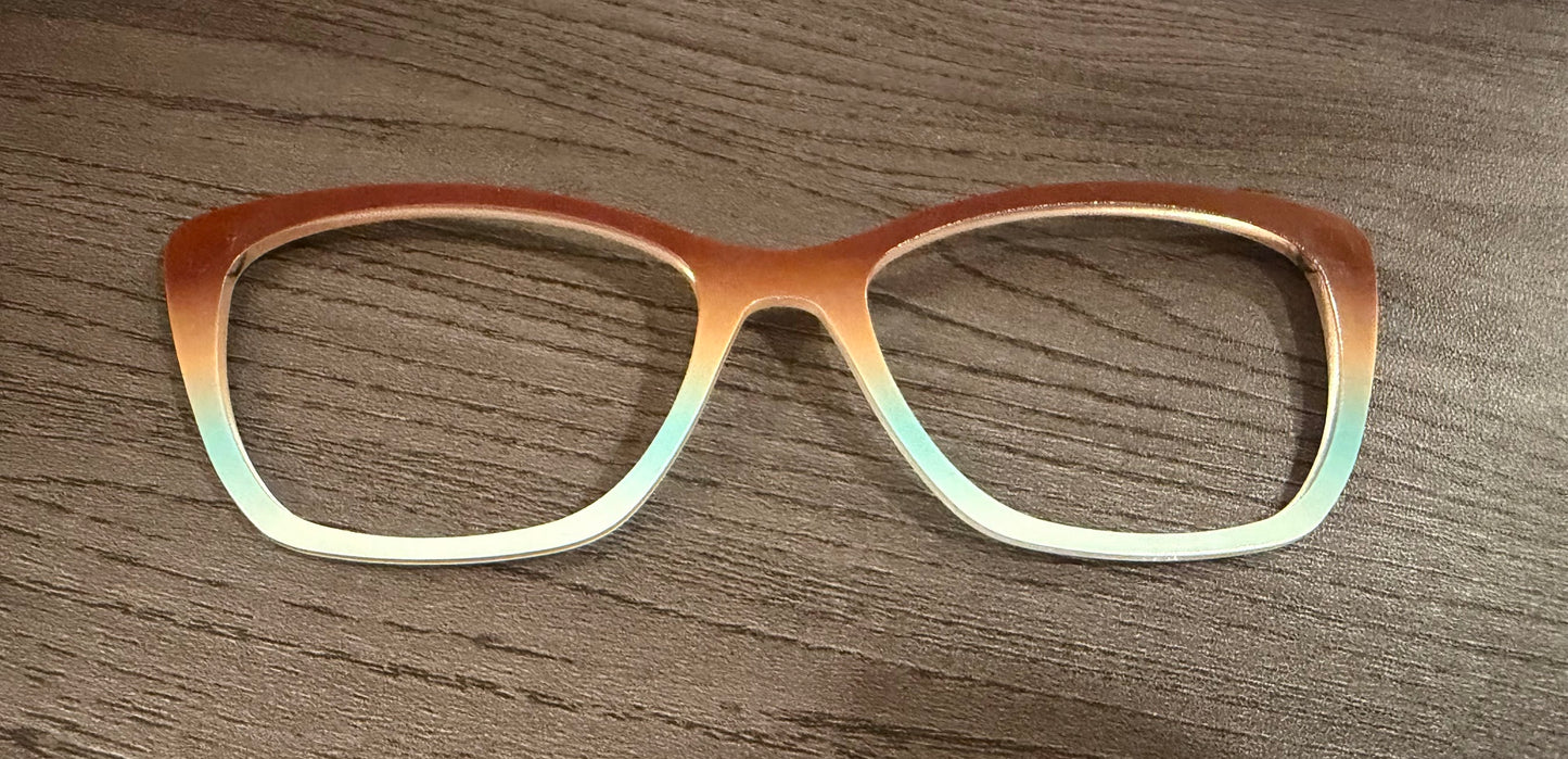 Wanda - Pair Eyewear - Oak to Eggshell Gradient - Lauren D. Consignment*