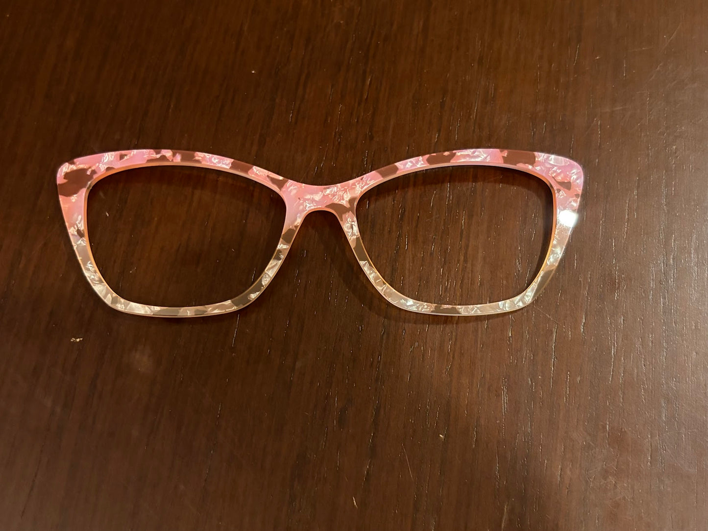 Wanda - Pair Eyewear - Pale Peach Pearl Tortoise - Lauren D. Consignment*