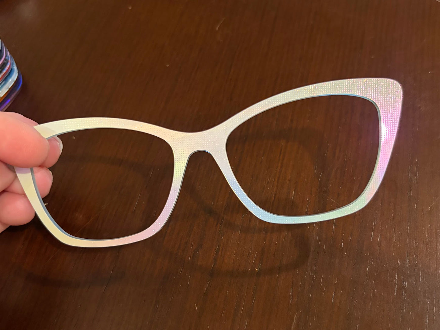 Wanda - Pair Eyewear - Pastel Dot Iridescent - Lauren D. Consignment*