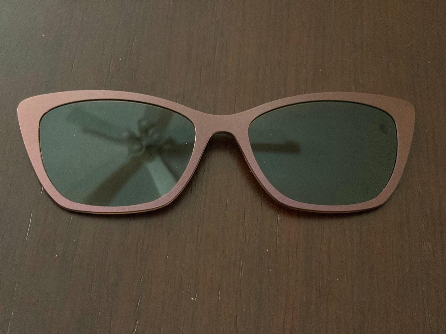 Wanda - Pair Eyewear - Polarized Brush Rose Sun Top - Lauren D. Consignment*