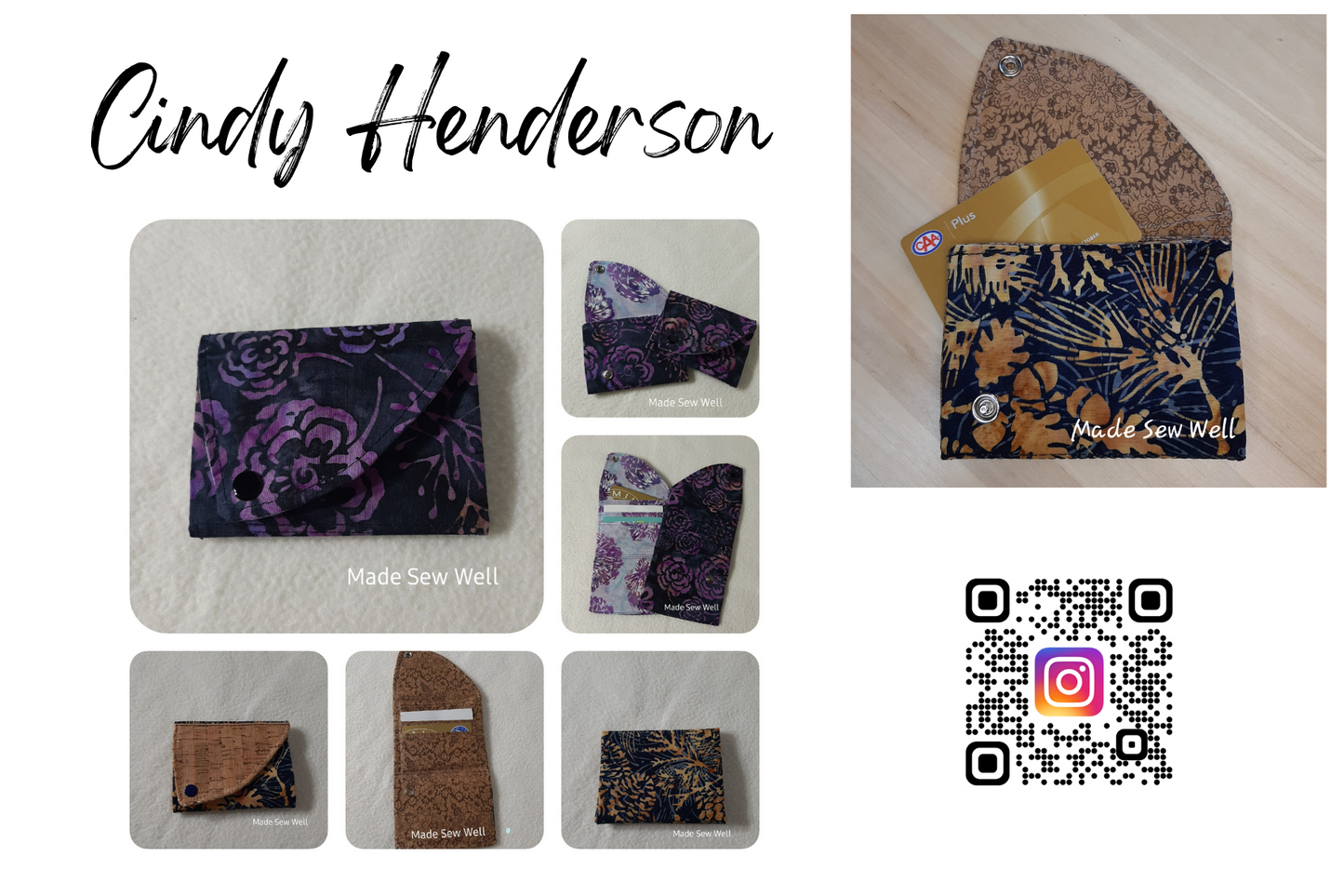 PDF Pattern and Video Tutorial - Project 2 - Wellington Wallet