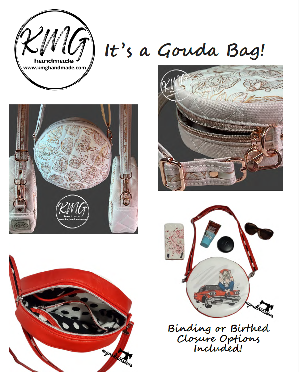 PDF Pattern and Video Tutorial - It's a Gouda Bag! by KMGhandmade
