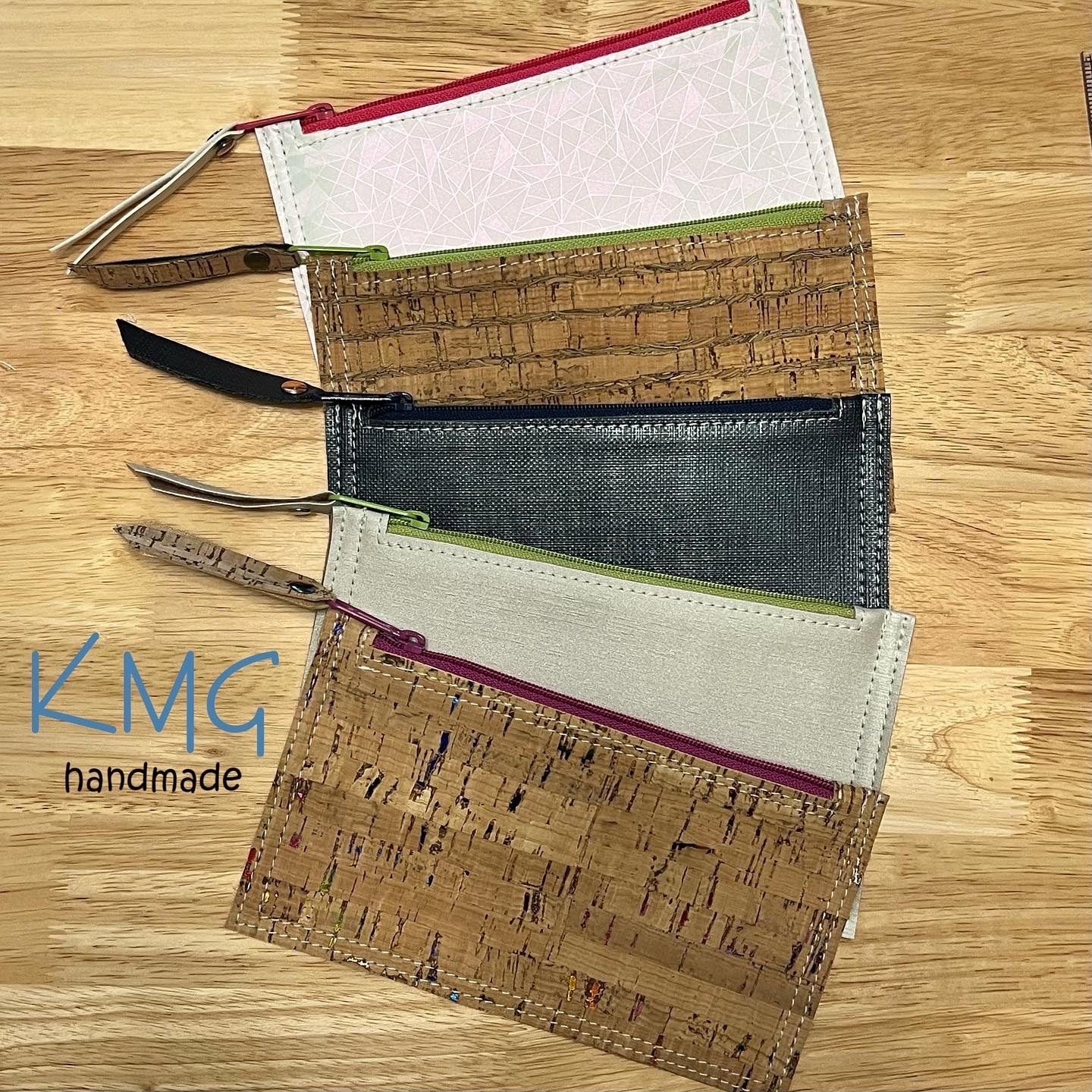 Edge Pouch - Rainbow Cork/Pink