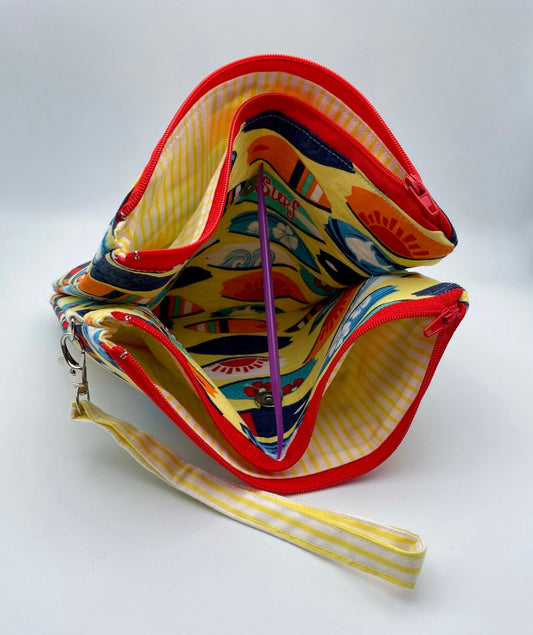 Double Zip Pouch
