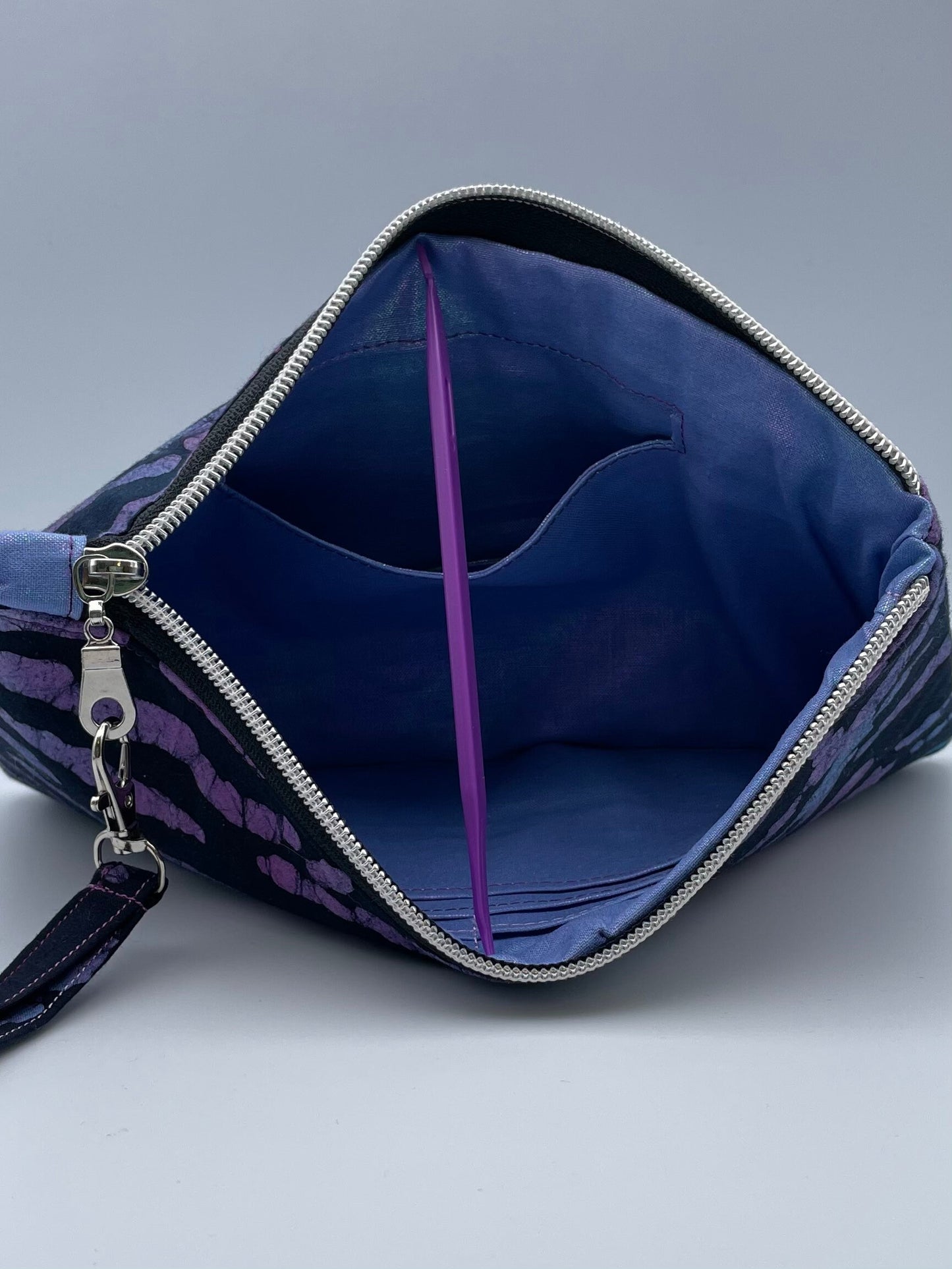 Batik Zippy Clutch Wallet