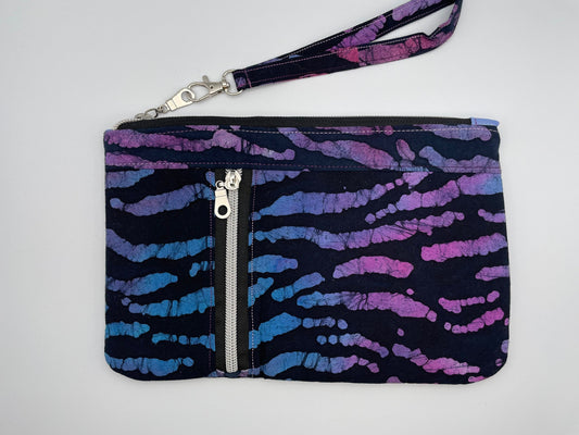 Batik Zippy Clutch Wallet