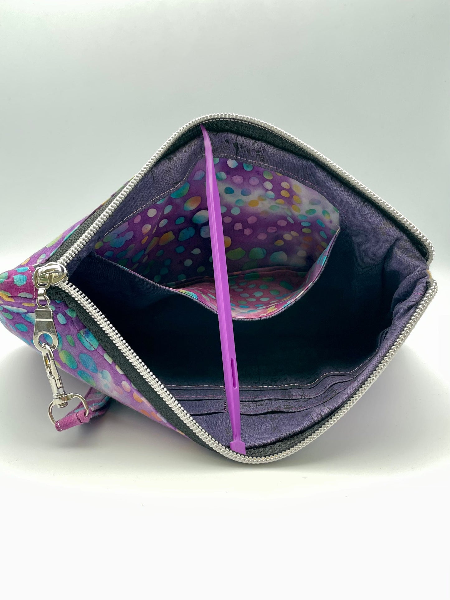 Batik & Cork Zippy Clutch Wallet