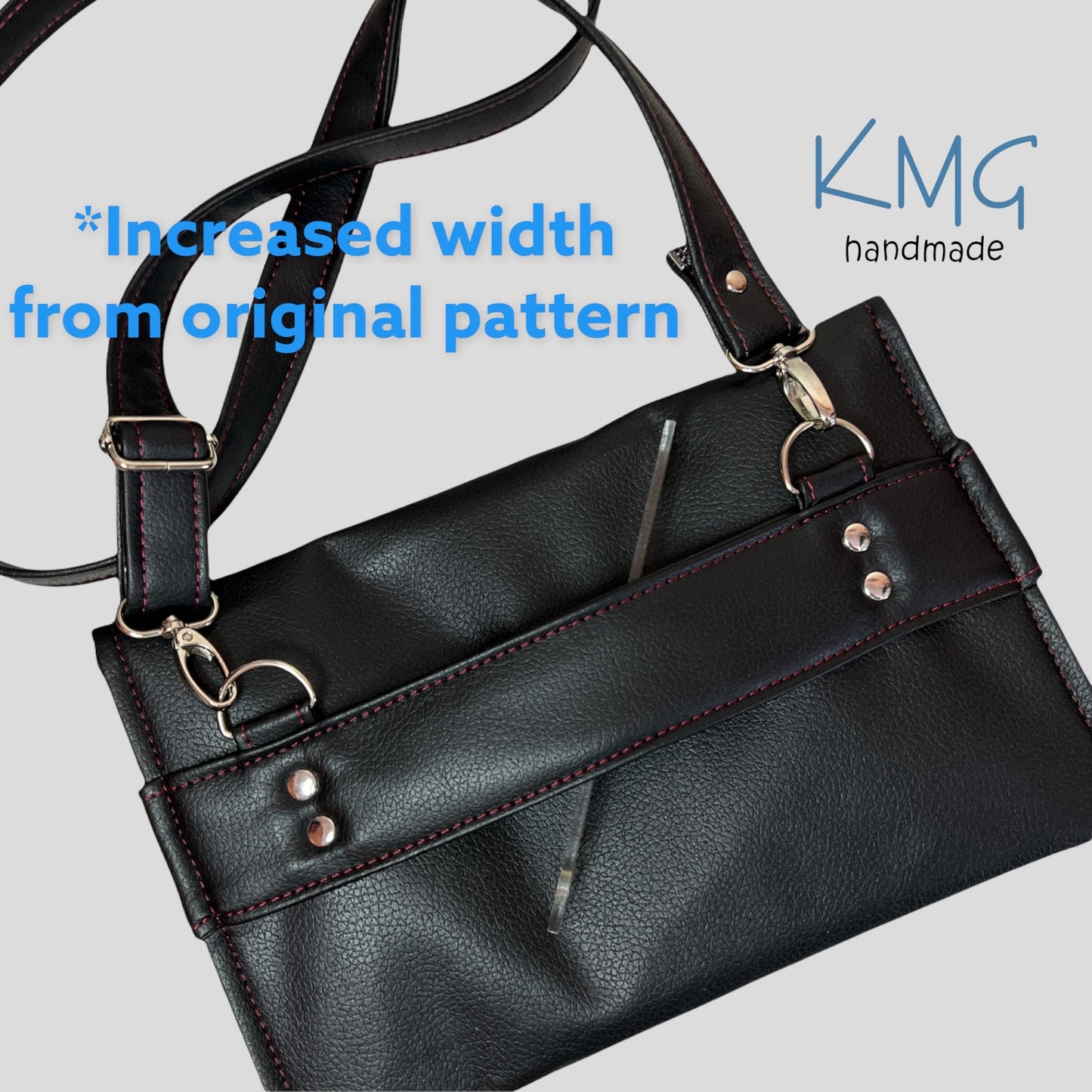 PDF Pattern and Video Tutorial - Aura Envelope Bag by KMGhandmade