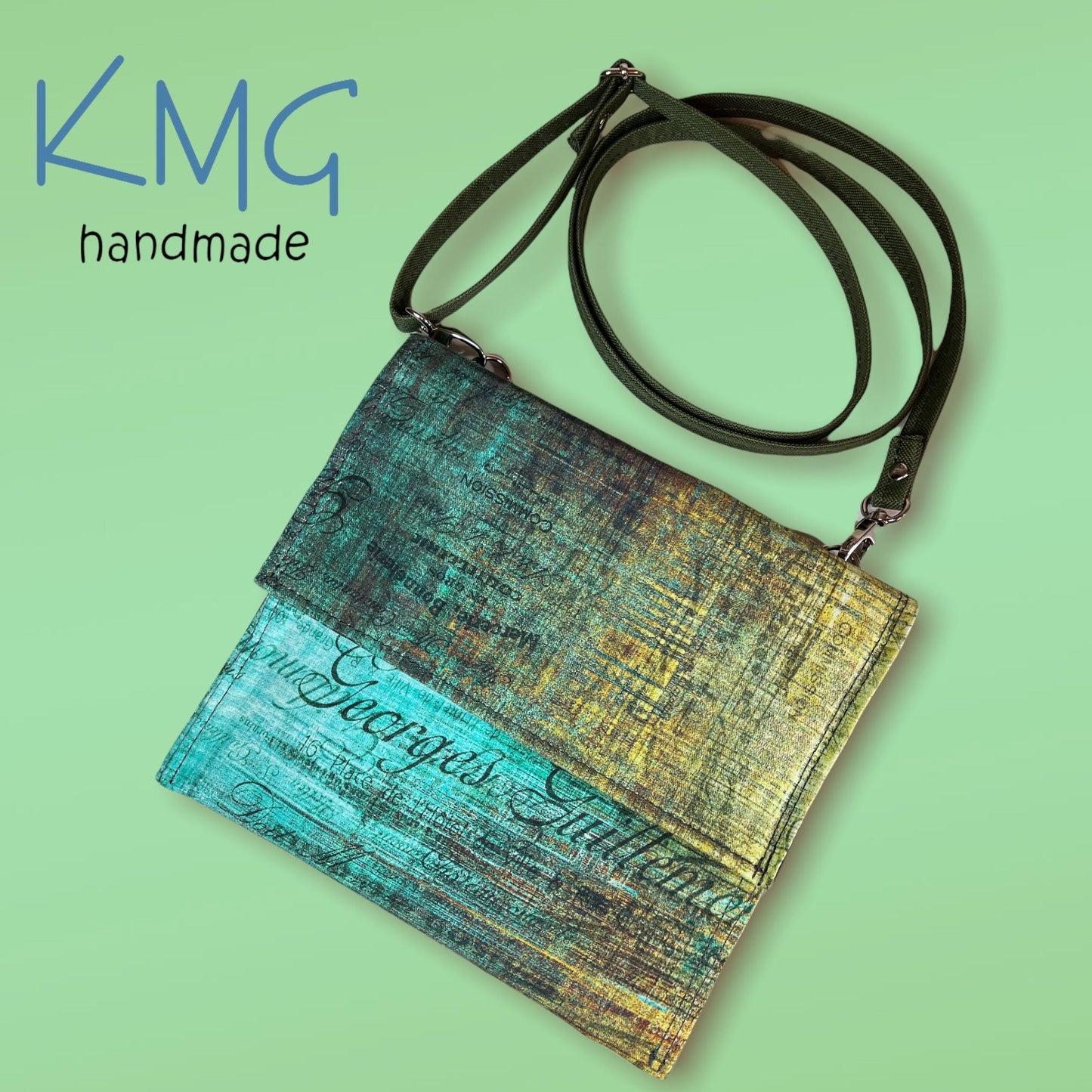 PDF Pattern and Video Tutorial - Aura Envelope Bag by KMGhandmade