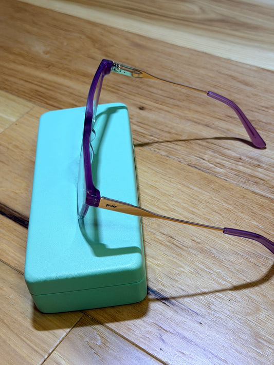 Harper Base Frame Mixed Metal Violet Pearlized Gradient/Rose Gold Non RX