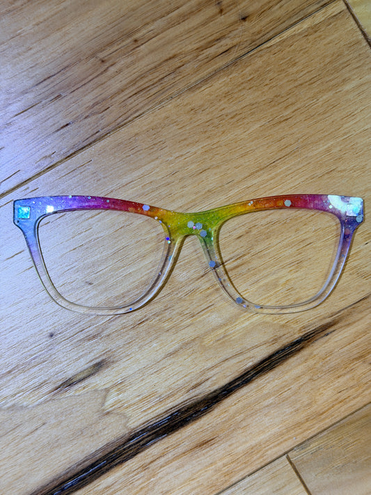 Harper - Pair Eyewear - Bold Bokeh Glitter Crystal