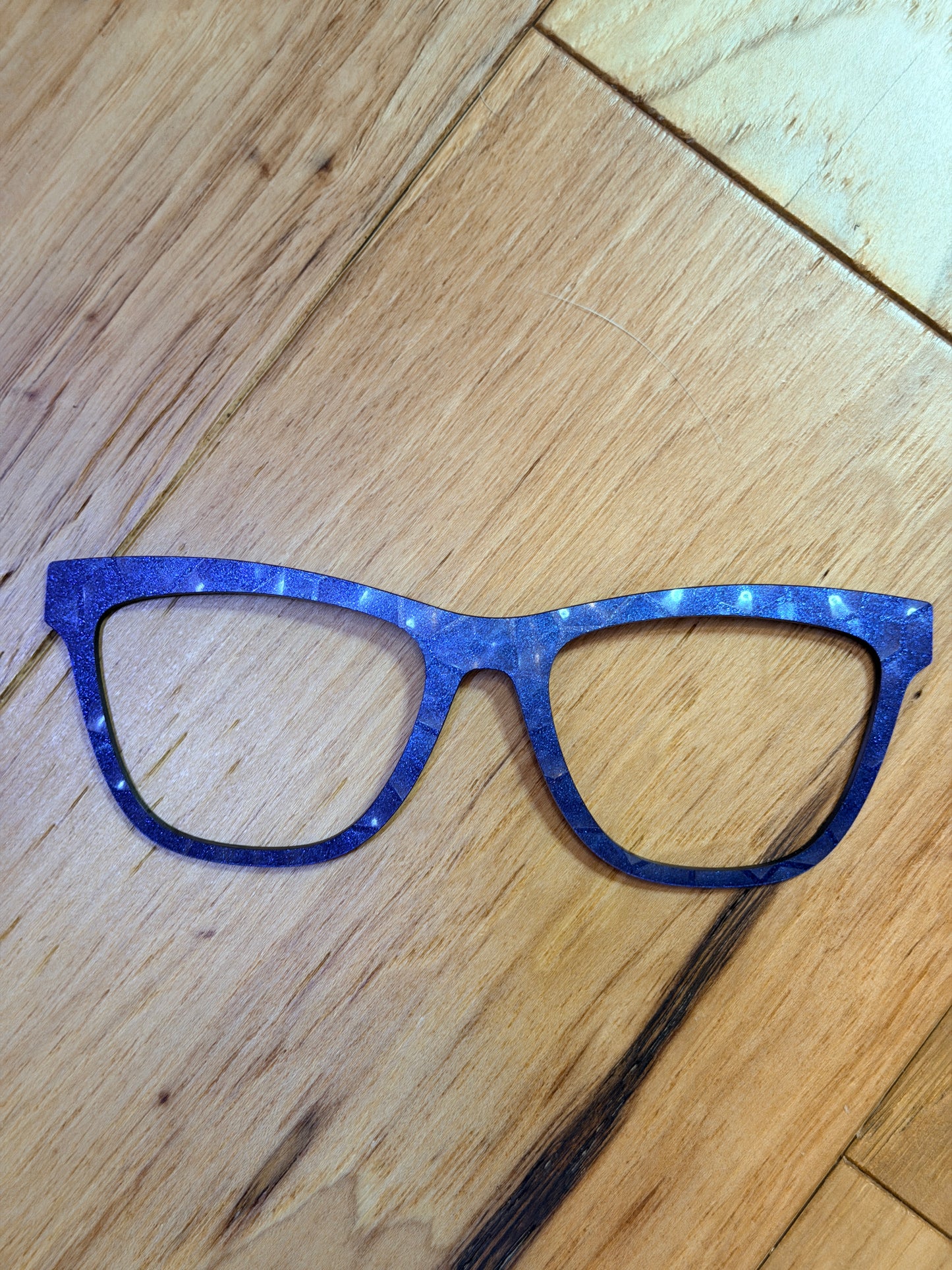 Harper - Pair Eyewear - Shimmering Cobalt Hexagons