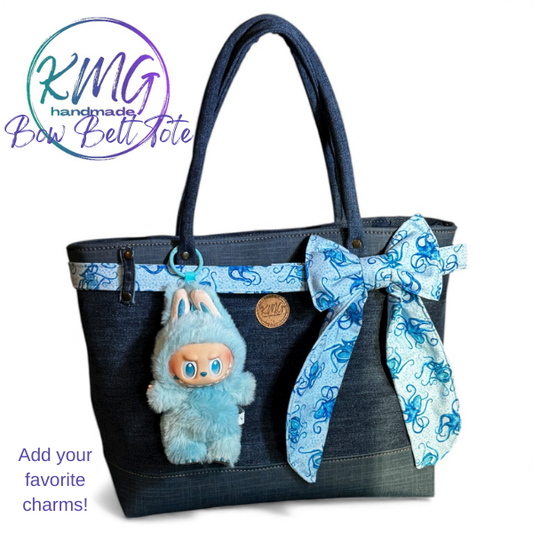 PDF Pattern & Video Tutorial – Bow Belt Tote by KMGhandmade