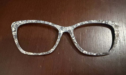 Wanda - Pair Eyewear - B&W Pearl Agate - Lauren D. Consignment*