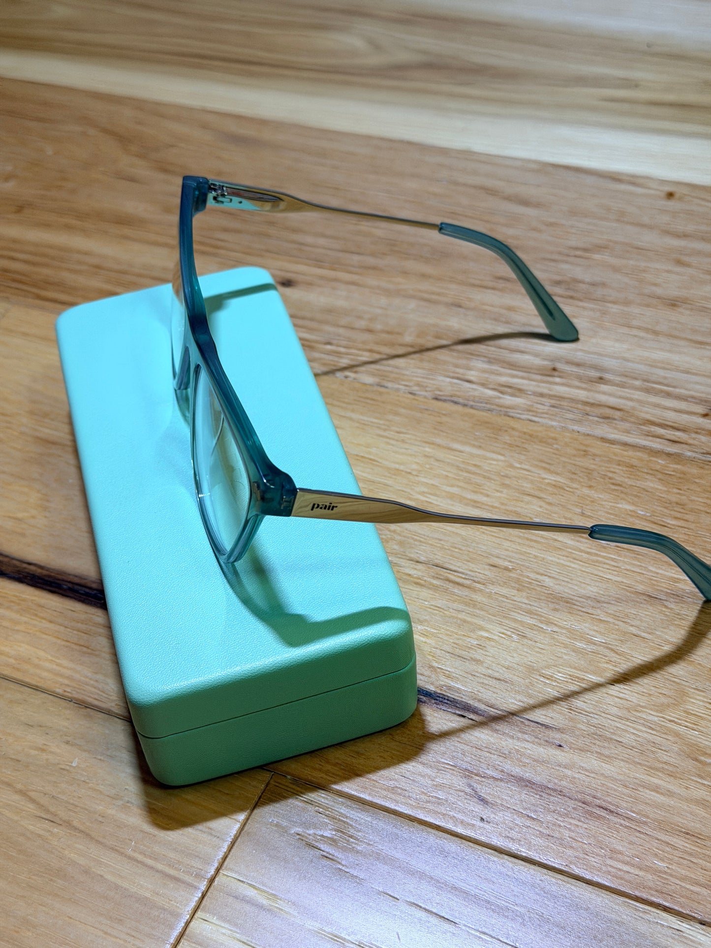 Harper Base Frame Mixed Metal Teal Pearlized Gradient/Silver Non RX