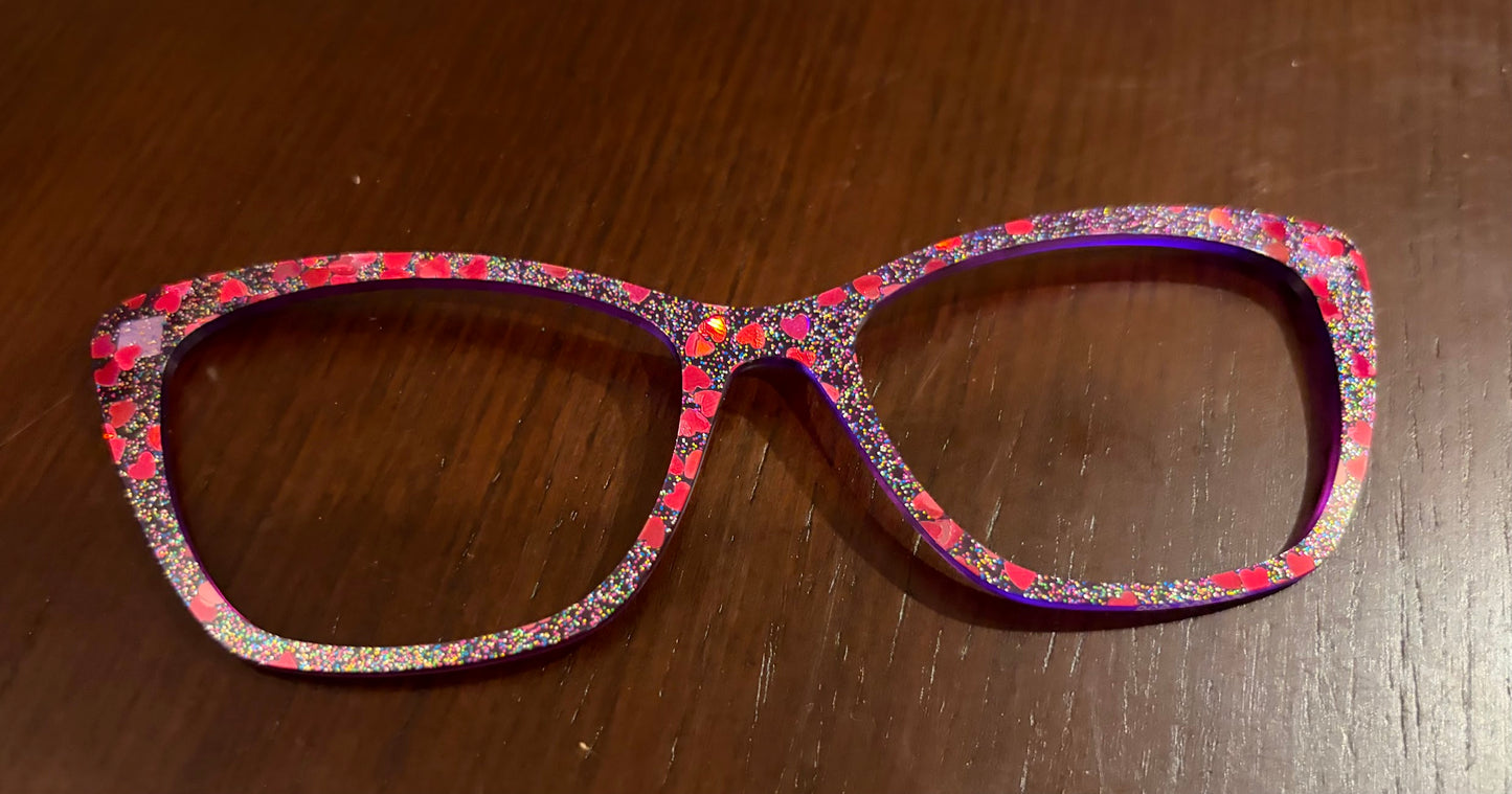 Wanda - Pair Eyewear - Crimson Heart Crystal - Lauren D. Consignment*
