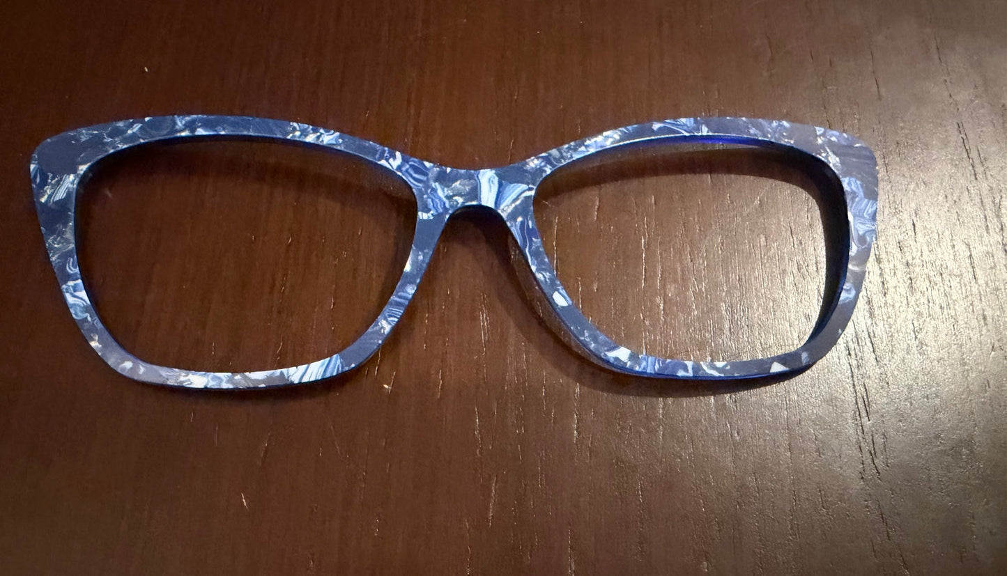 Wanda - Pair Eyewear - Deep Slate Pearl Marble - Lauren D. Consignment*