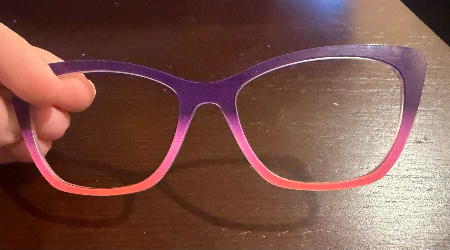 Wanda - Pair Eyewear - Grape to Punch Gradient - Lauren D. Consignment*