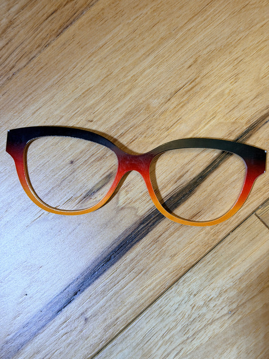 Quinn - Pair Eyewear - Espresso to Pumpkin Gradient
