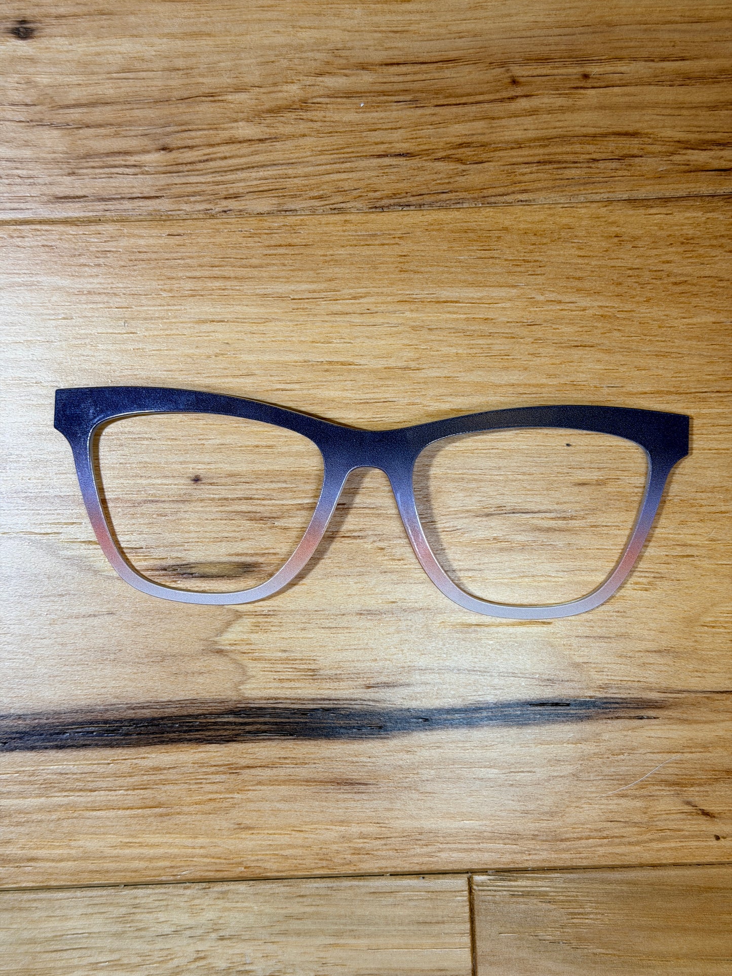 Harper - Pair Eyewear - Navy to Peach Blossom Gradient