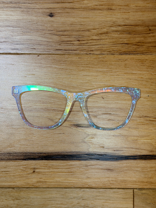 Harper - Pair Eyewear - Iridescent Pearl Marble Crystal