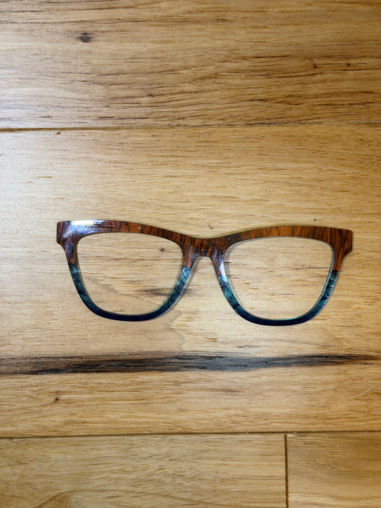 Harper - Pair Eyewear - Blue Wood Waves Crystal