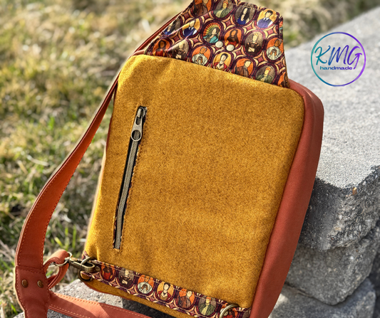 PDF Pattern and Video Tutorial - Travel Buddy Sling Bag by KMGhandmade