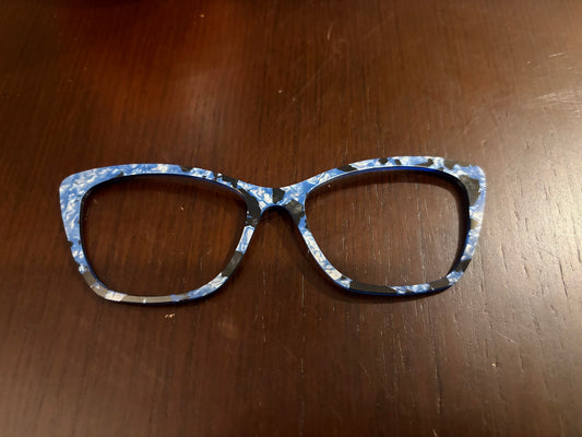 Wanda - Pair Eyewear - Midnight Blue Pearl Tortoise  - Lauren D. Consignment*