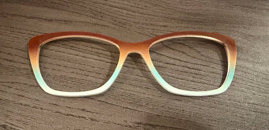 Wanda - Pair Eyewear - Oak to Eggshell Gradient - Lauren D. Consignment*