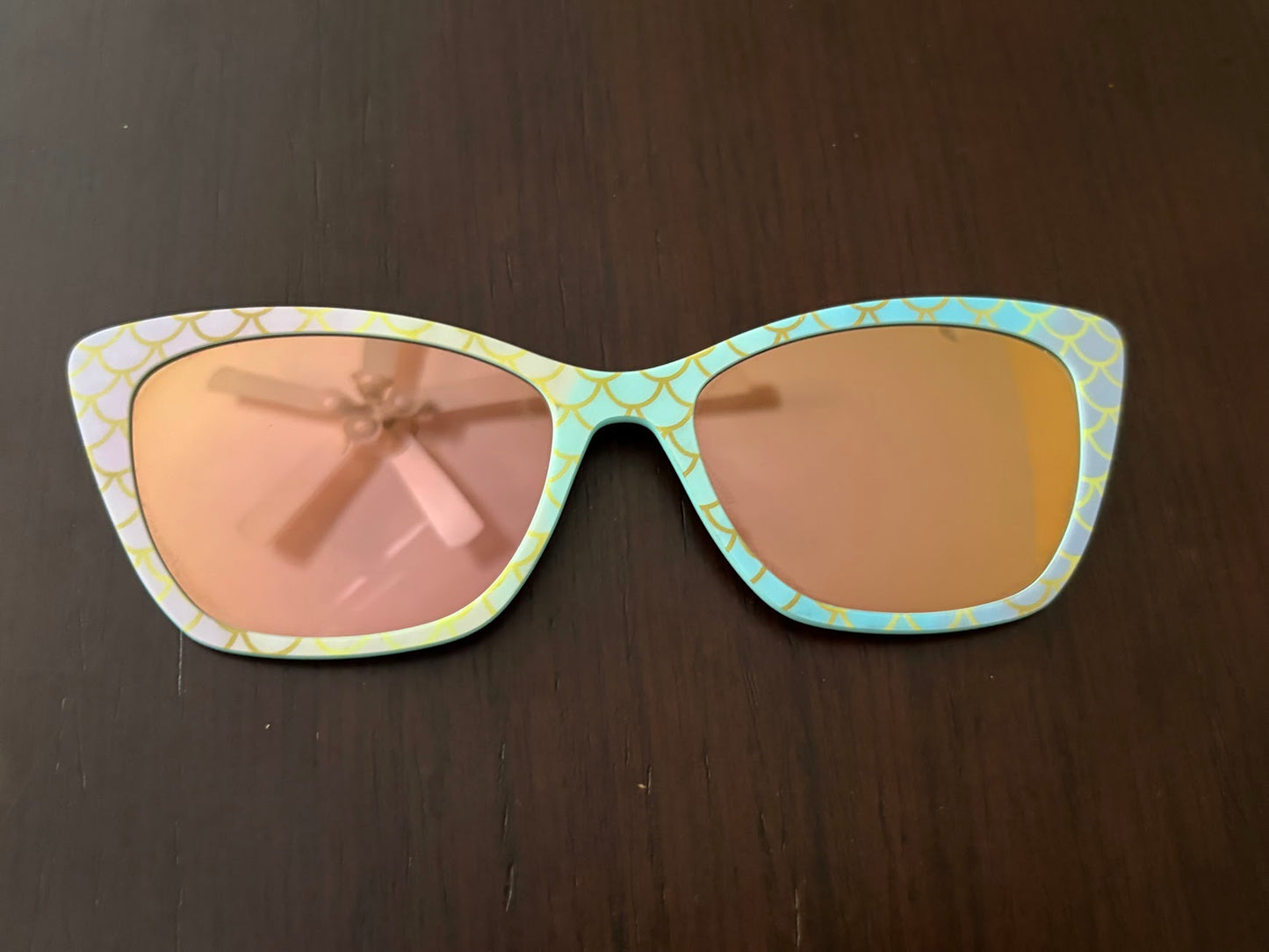 Wanda - Pair Eyewear - Polarized Rainbow Mermaid Sun Top - Lauren D. Consignment*