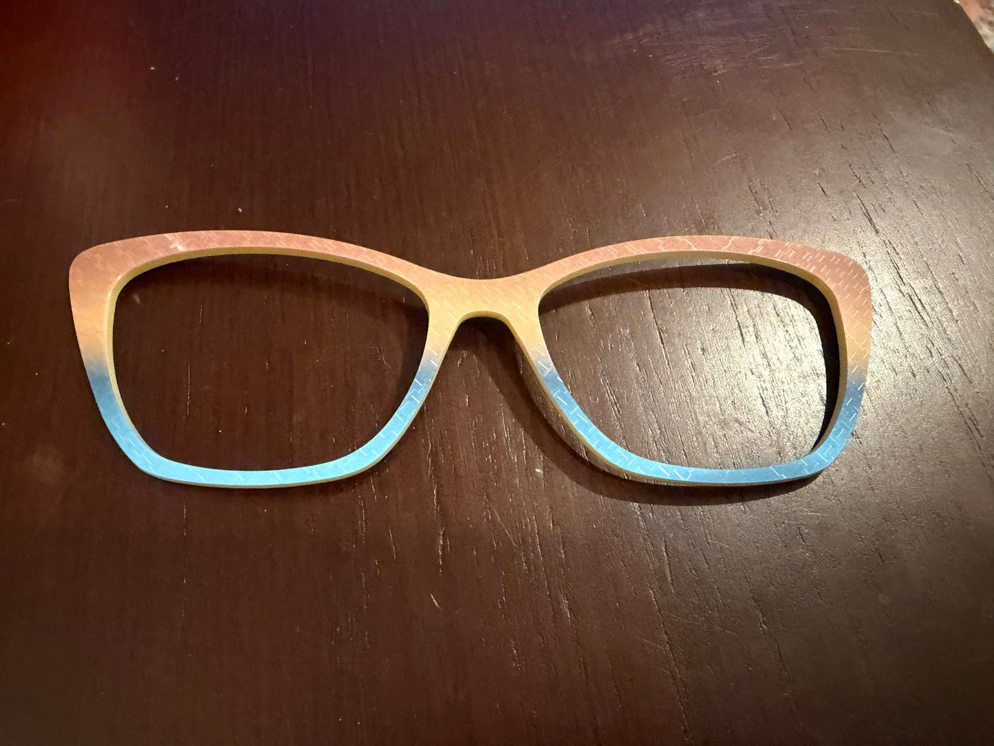 Wanda - Pair Eyewear - Sand to Sea Gradient Check - Lauren D. Consignment*