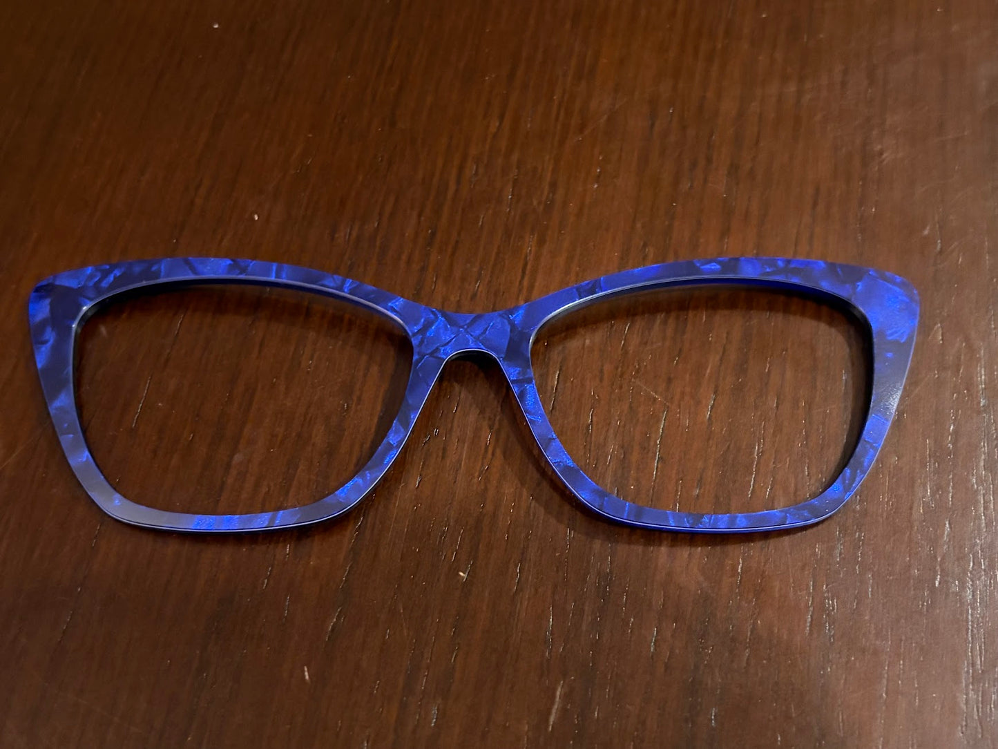Wanda - Pair Eyewear - Sapphire Pearl Marble  - Lauren D. Consignment*