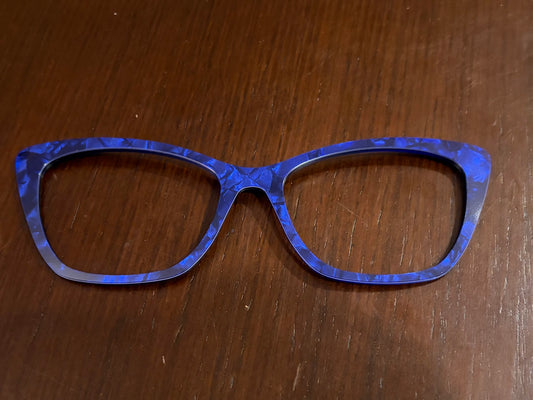 Wanda - Pair Eyewear - Sapphire Pearl Marble  - Lauren D. Consignment*