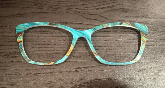 Wanda - Pair Eyewear - Turquoise Geode - Lauren D. Consignment*