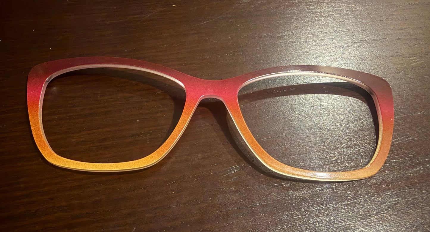 Wanda - Pair Eyewear - Umber to Ochre Gradient - Lauren D. Consignment*