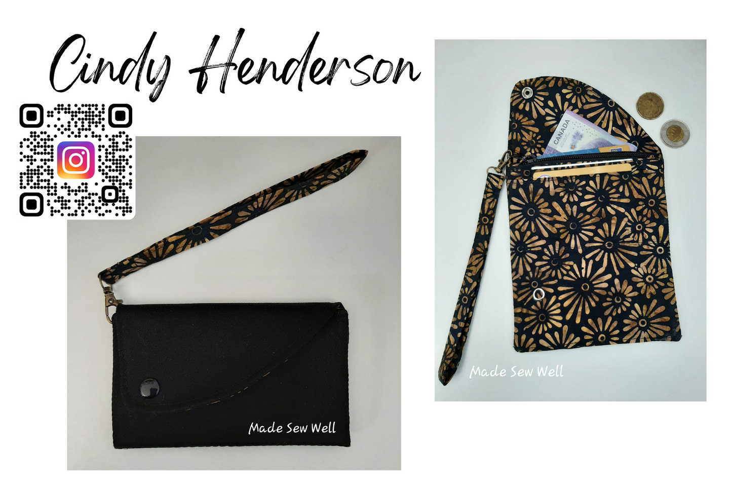 PDF Pattern and Video Tutorial - Project 3 - Wellington Wristlet