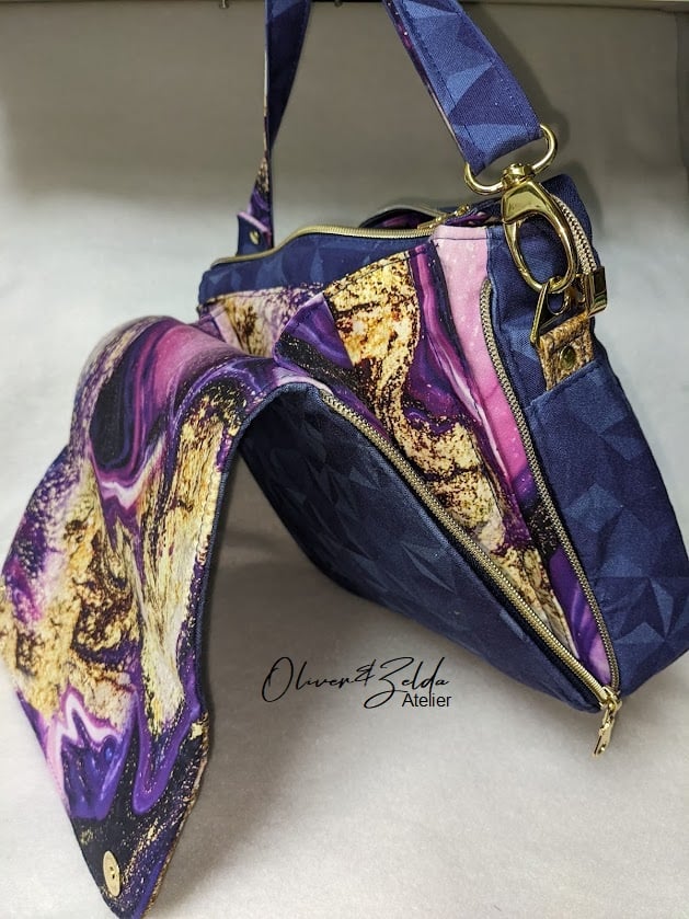 PDF Pattern and Video Tutorial - Brie Mini Messenger Bag by KMGhandmade