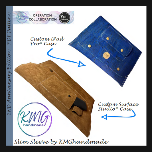 PDF Pattern and Video Tutorial - Slim Sleeve by KMGhandmade - Operation Collaboration Part One