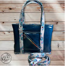 PDF Pattern and Video Tutorial - Midnight Moon Handbag by KMGhandmade