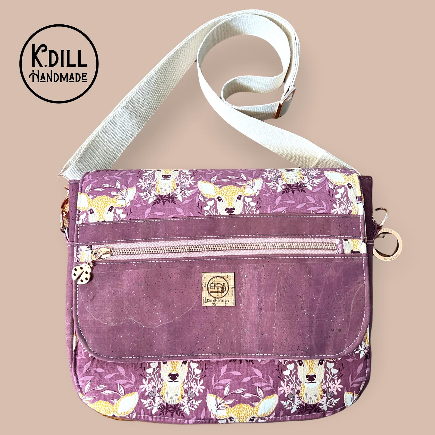 PDF Pattern and Video Tutorial - Brie Mini Messenger Bag by KMGhandmade